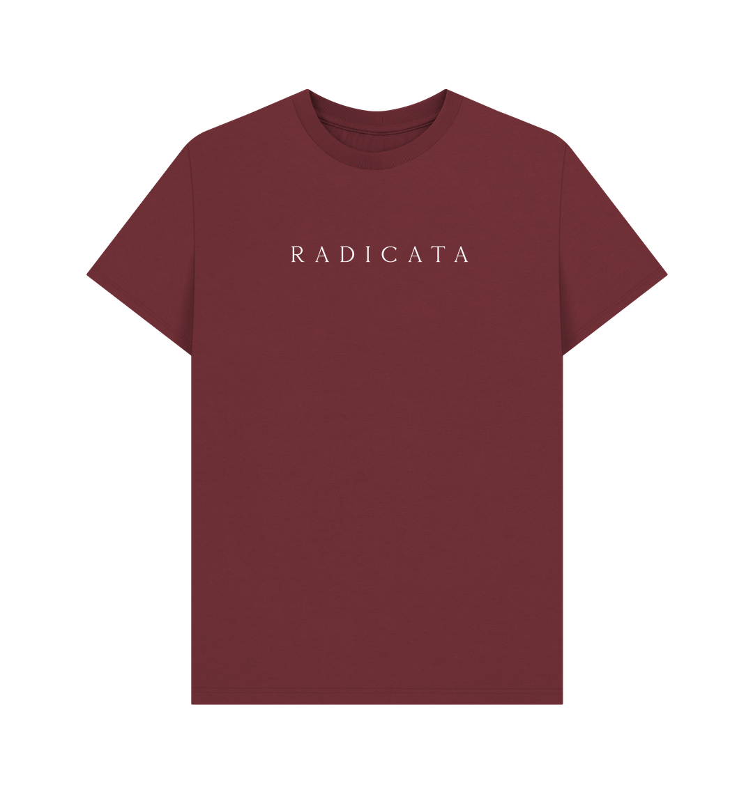 Red Wine Printed T-shirt Front