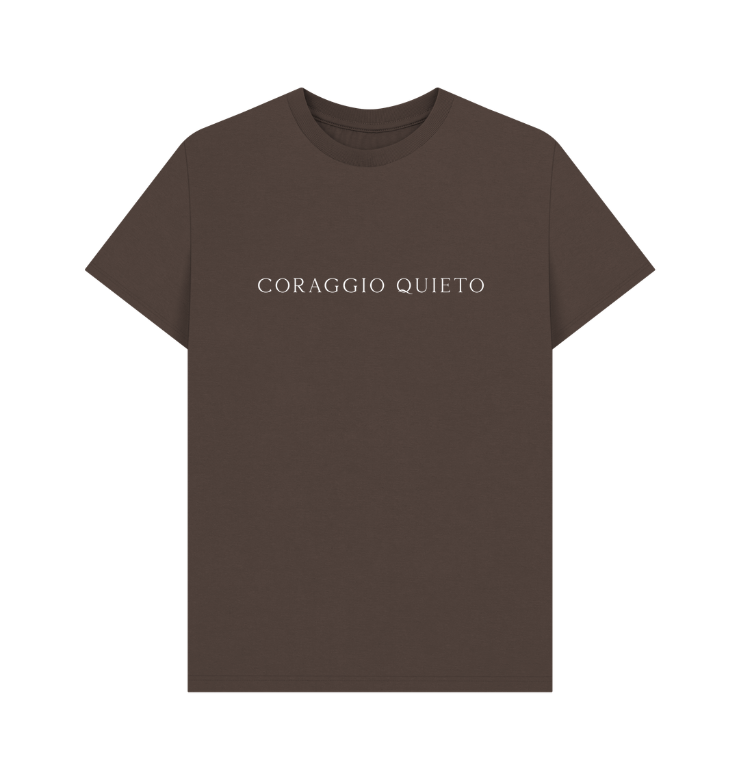 Chocolate Printed T-shirt Front