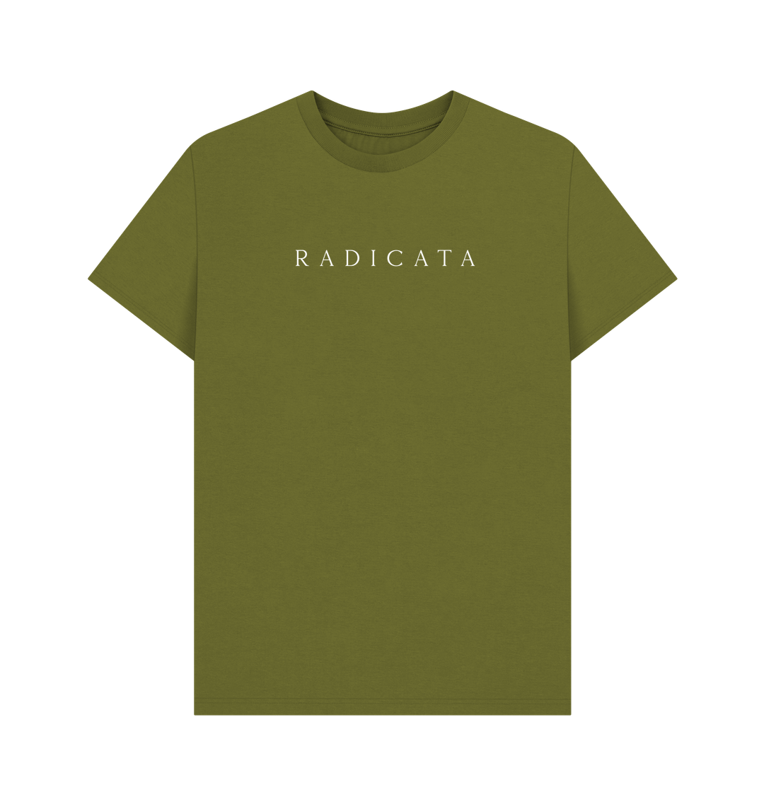 Moss Green Printed T-shirt Front