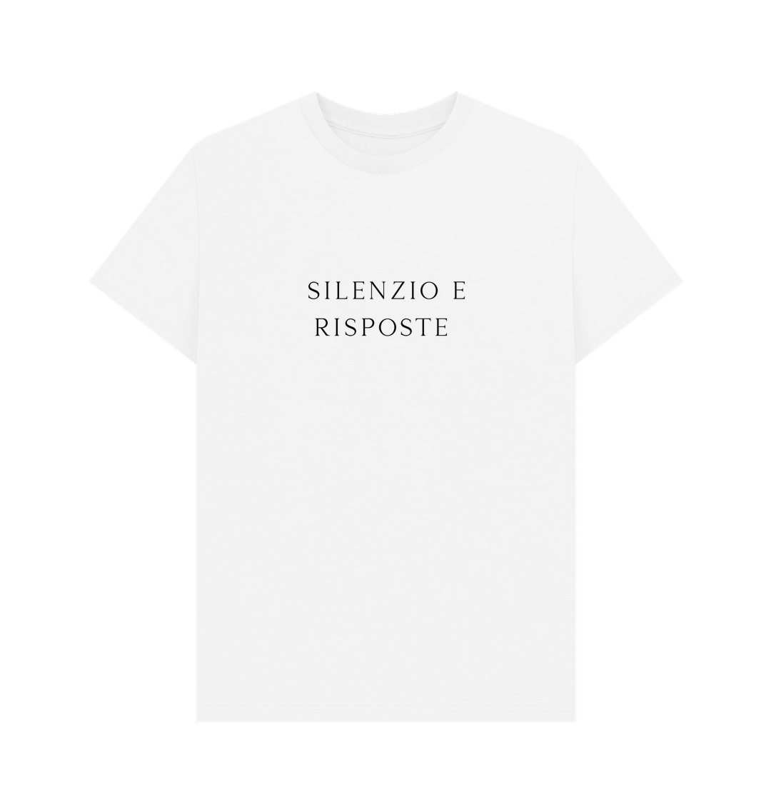 White Printed T-shirt Front