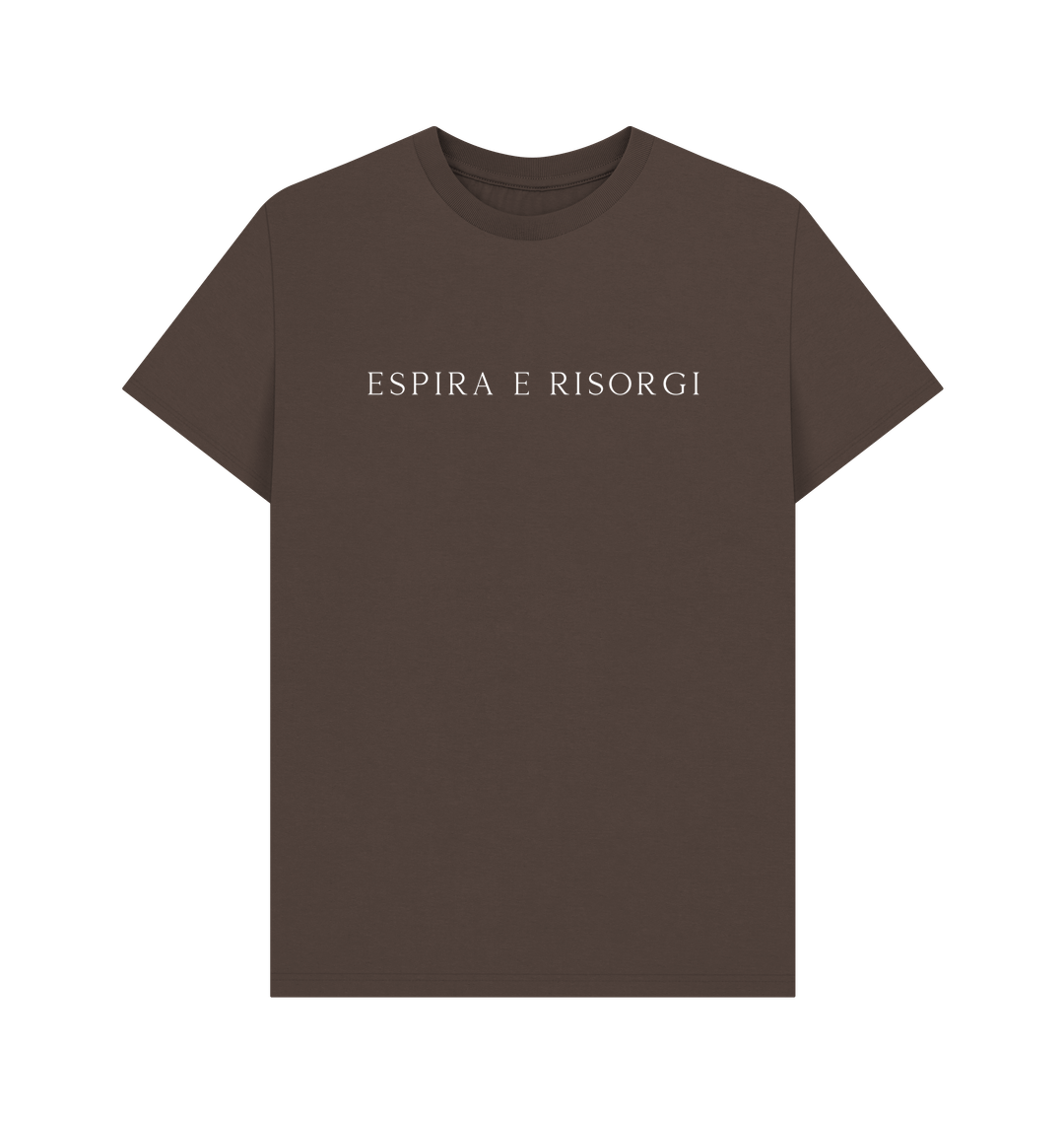 Chocolate Printed T-shirt Front