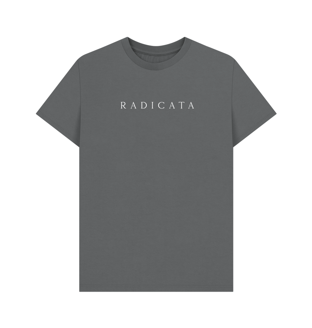 Slate Grey Printed T-shirt Front