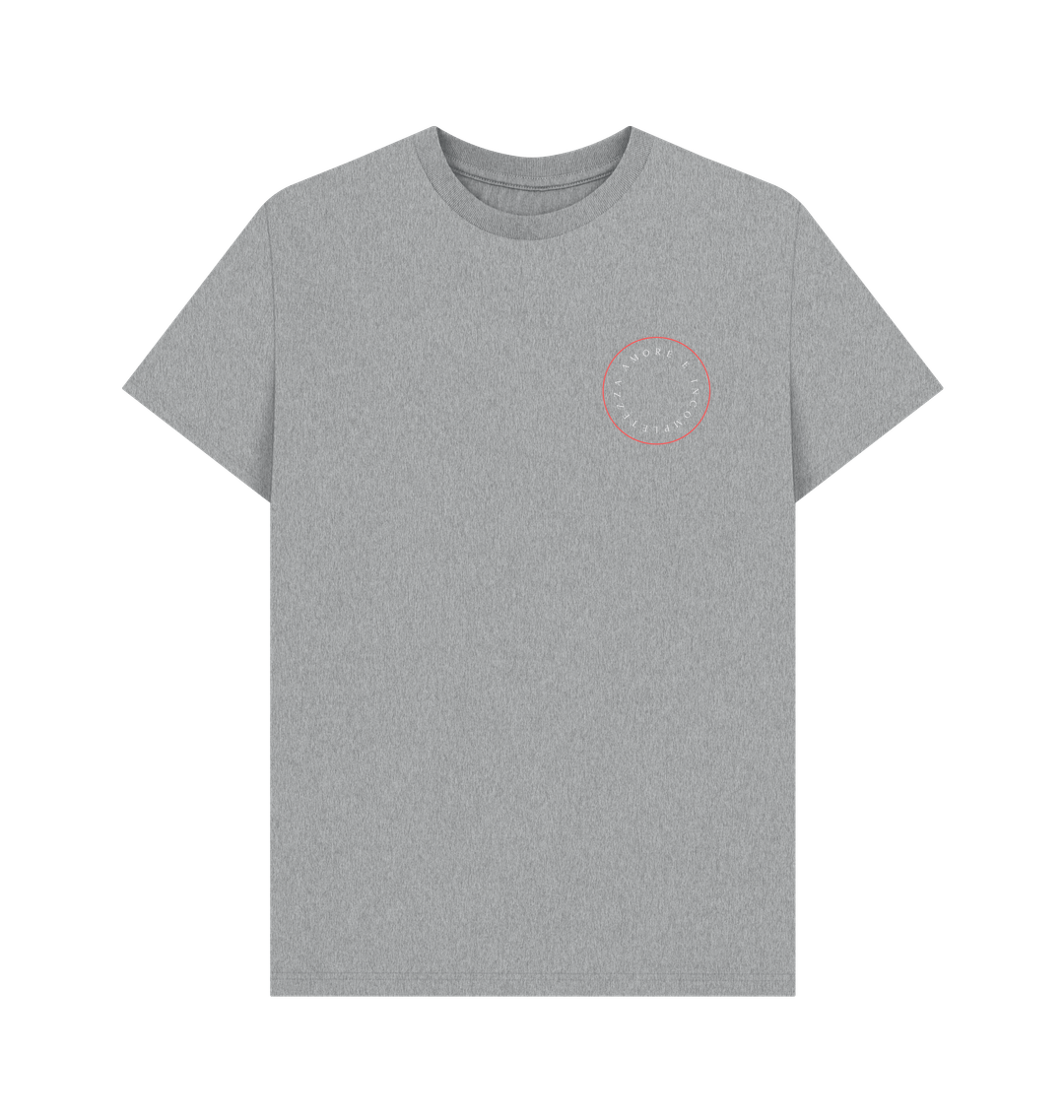 Athletic Grey Printed T-shirt Front