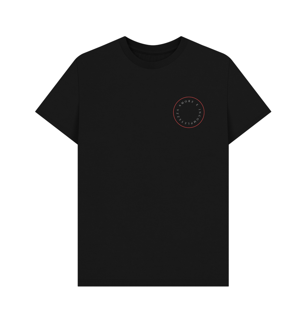 Black Printed T-shirt Front