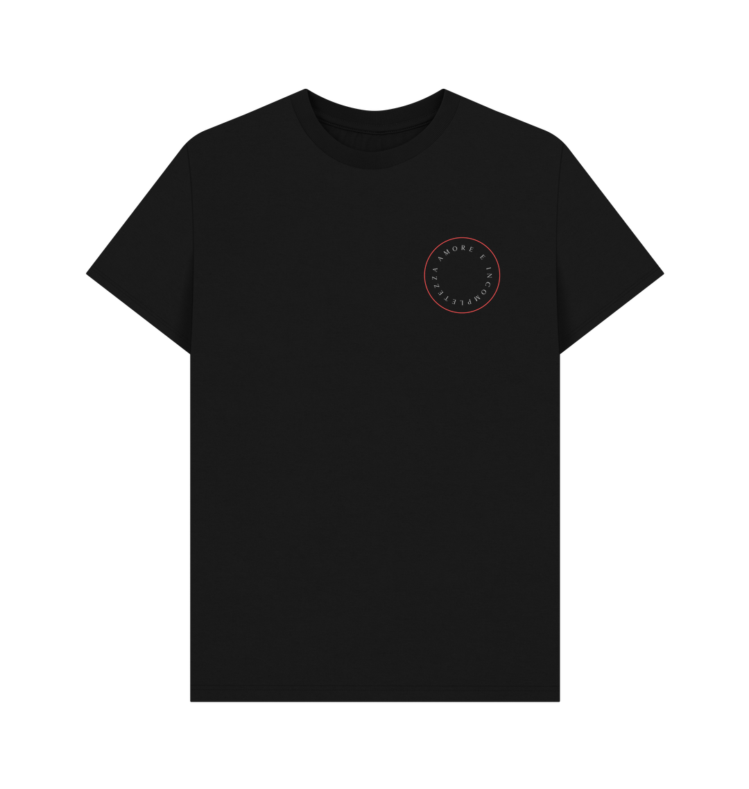 Black Printed T-shirt Front