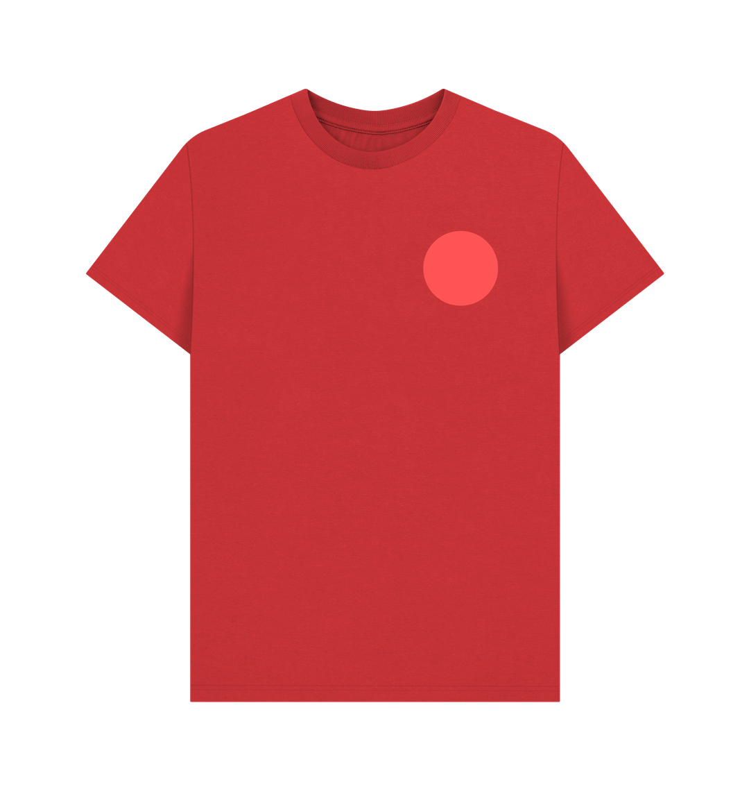 Red Printed T-shirt Front