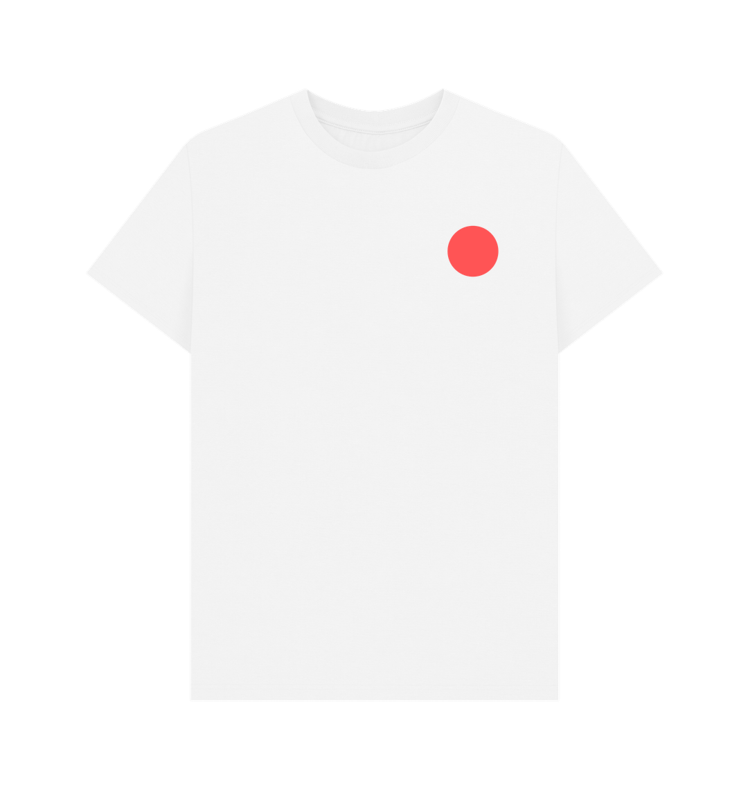 White Printed T-shirt Front