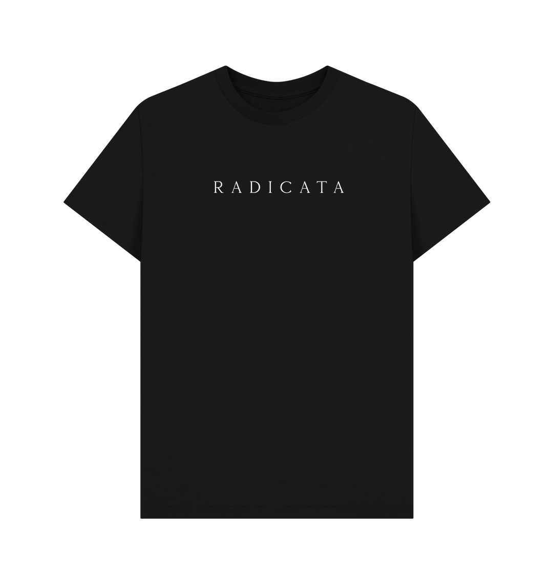 Black Printed T-shirt Front