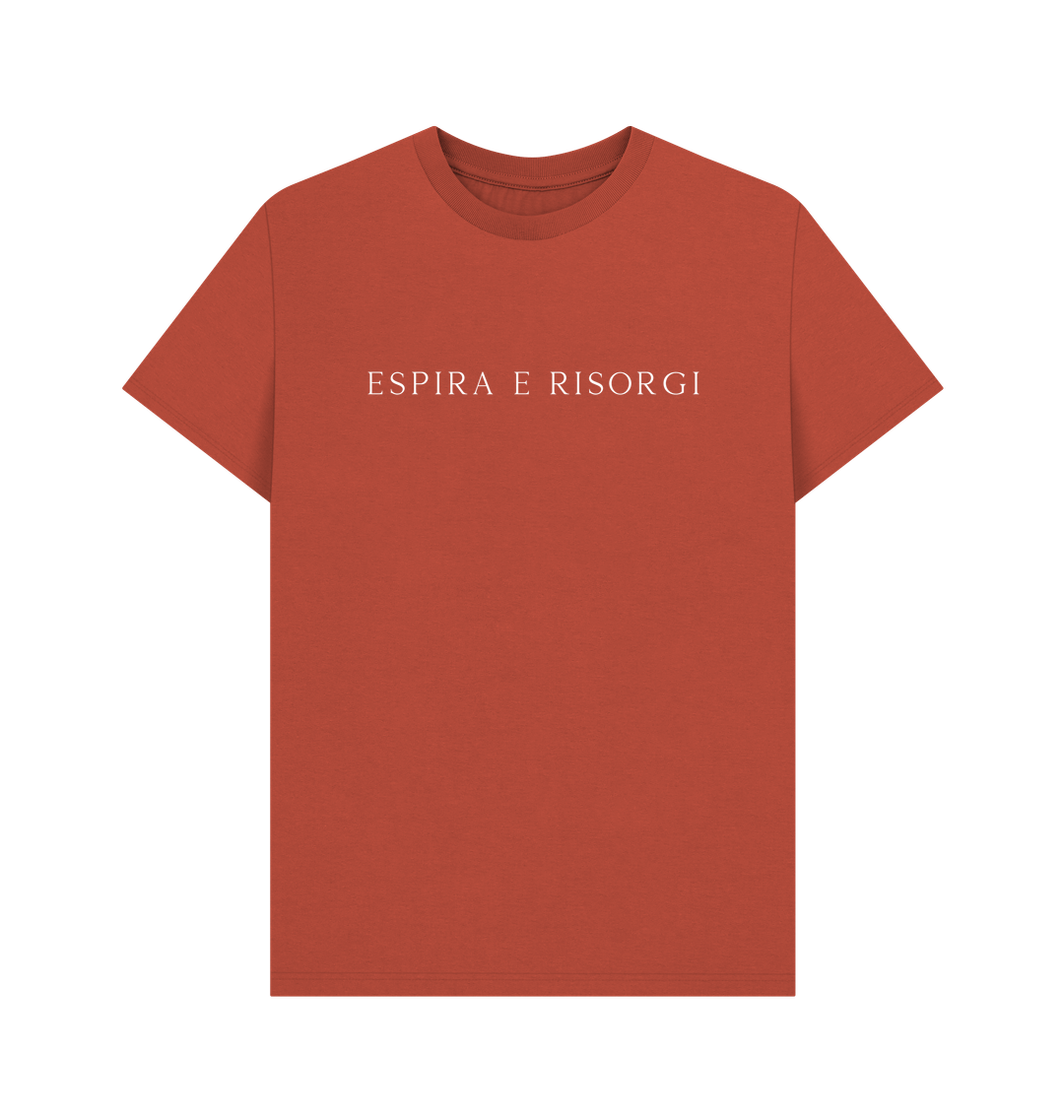 Rust Printed T-shirt Front