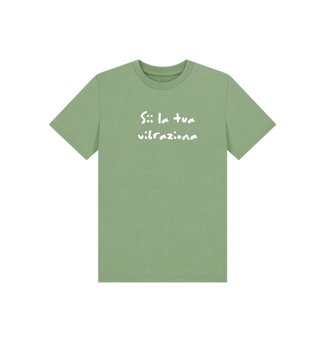 Sage Printed Kids T-Shirt Front