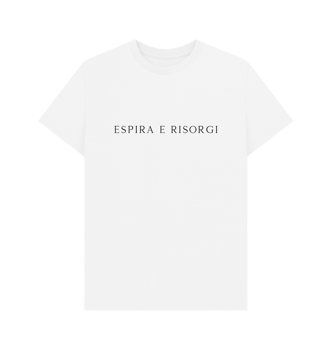 White Printed T-shirt Front