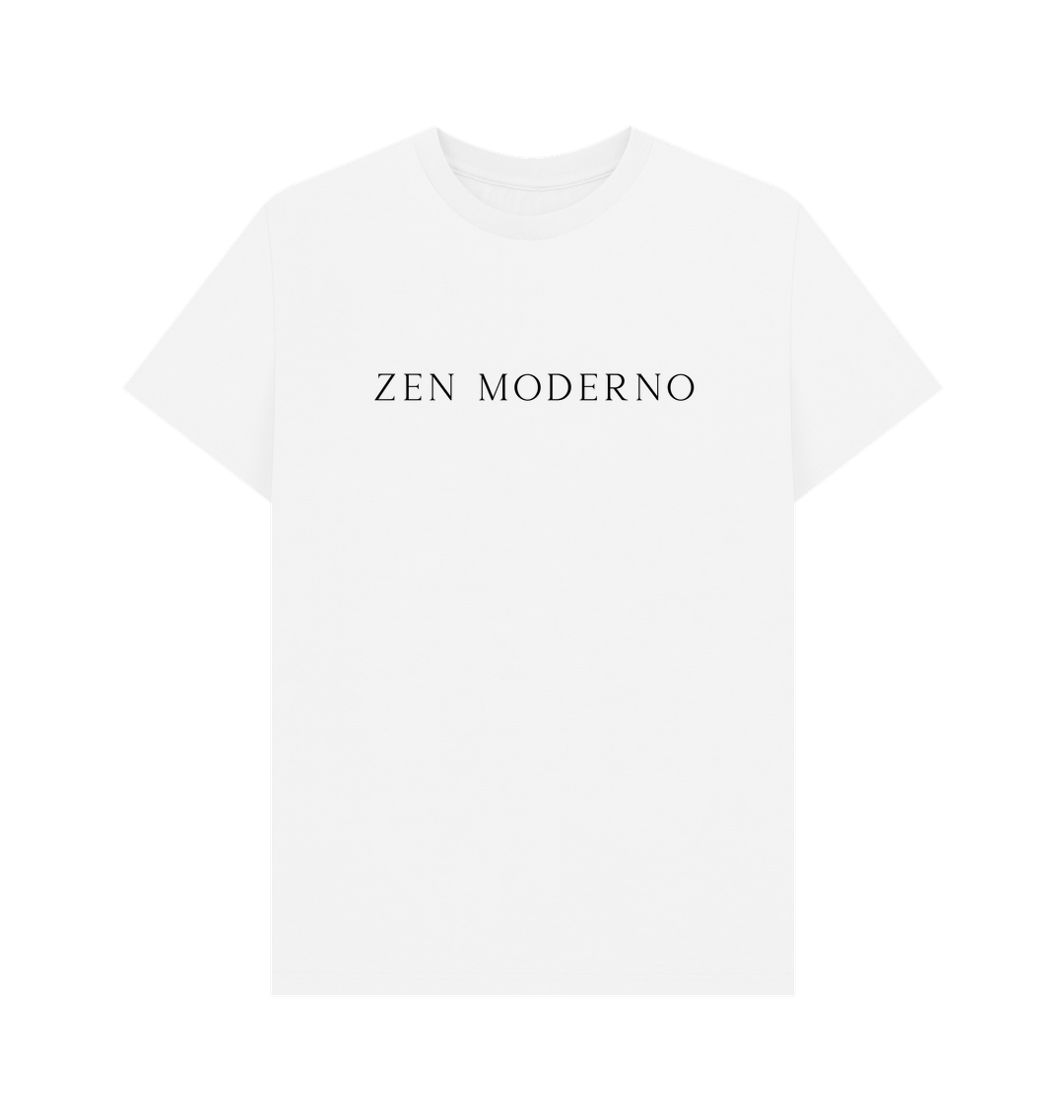 White Printed T-shirt Front
